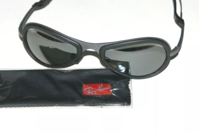 B&L RAY BAN Orbs Air Boss titanio/nero lenti a specchio originali BL - TOP!