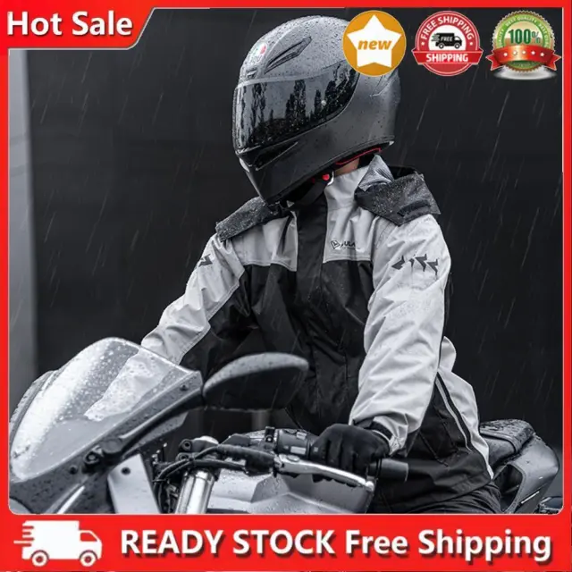SULAITE Rain Coat Breathable Riding Rain Suit for Motorcycle Cycling (XXXL)