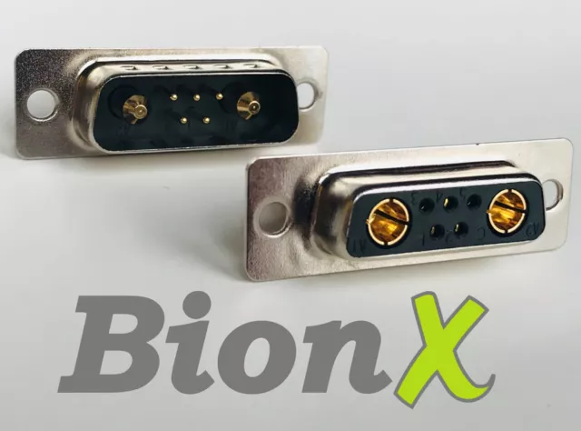 *Ebike* 2 Connecteurs M + F Batterie Vélo électrique BionX - Matra - KTM - SMART