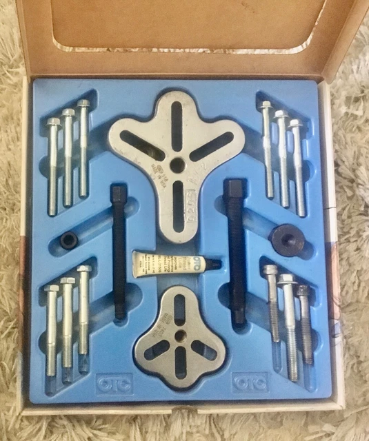 OTC 525 Taskmaster Harmonic Balancer Power Steering Puller Combination Tool Kit