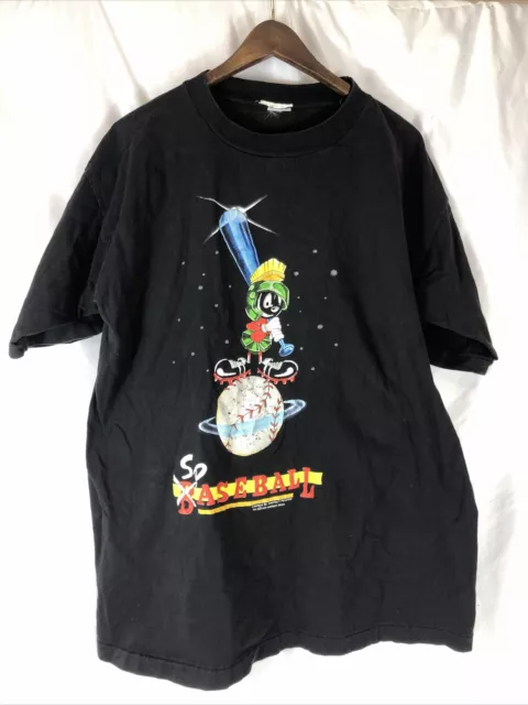 VTG Marvin the Martian 1993 Spaceball Baseball Tshirt XL Single Stitch