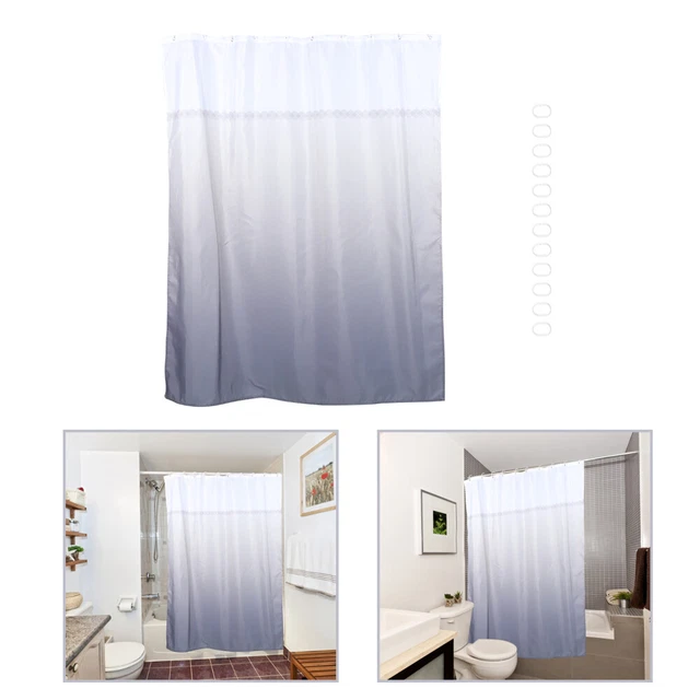 Tenda doccia con sfumatura grigio tende grigio tenda doccia grigio poliestere