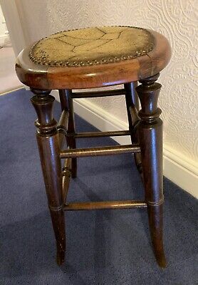 Stool early victorian or older Wooden With beautiful finish 5
