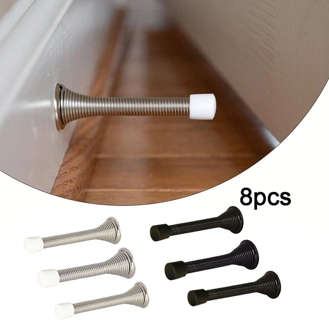 Tappo porta a molla resistente 8 pz antiruggine molla in acciaio con testa in go