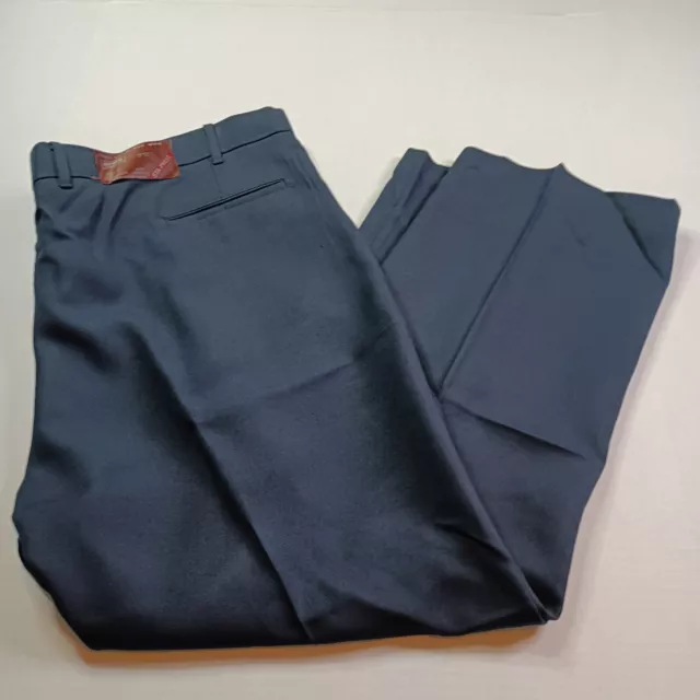 Vintage Levis Pants Mens 48x30 Blue Sta Prest Slacks Chino Polyester Made In USA