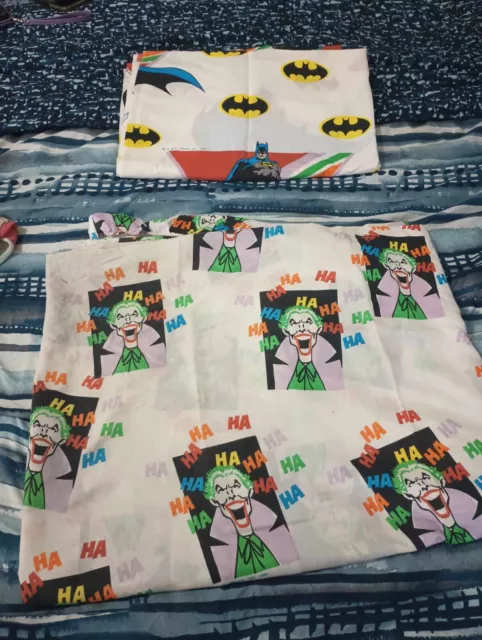 1989 batman bed fitted & flat sheets set (PJJP)