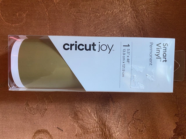 Cricut Joy Smart Vinyl Removable 5.5" x 48"  Roll Gold New 2 Roll Lot