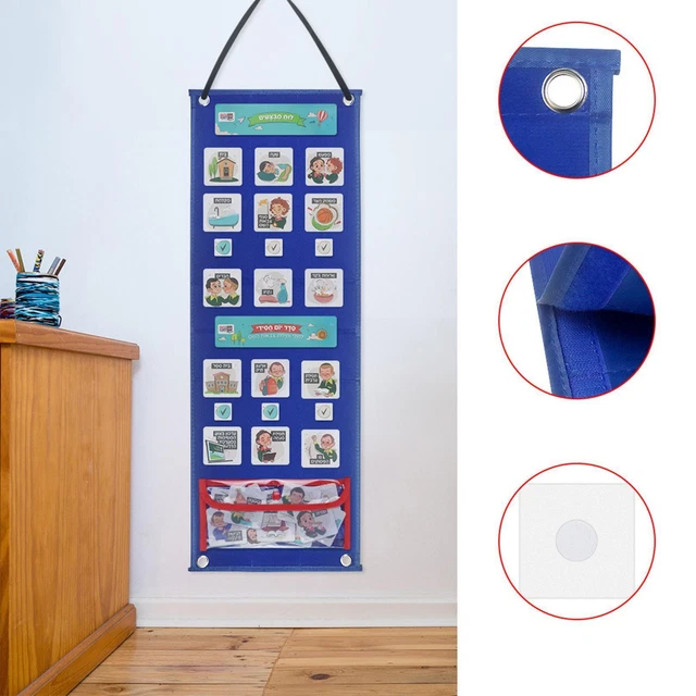 CARTES DE CALENDRIER de comportement Calendrier visuel pour les enfants ...