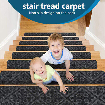Alfombra de escalera interior antideslizante alfombra alfombra antideslizante escalera no deslizante escalera de rodadura Yh