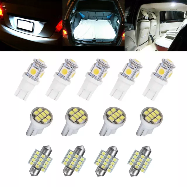 13 Bulb 6000K White LED Dome License Plate Light Car & Truck Parts & Accessories