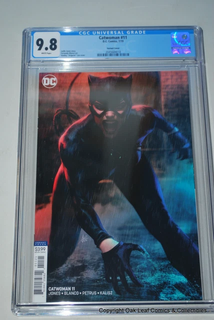 Catwoman 11 DC Comic Book 2019 CGC 9.8 NM/MT  Artgerm Variant Cover