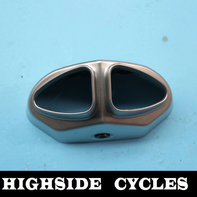 1205 07-08 Kawasaki Ninja Zx6R Exhaust Pipe Muffler Tail Cover Trim Cap Tip