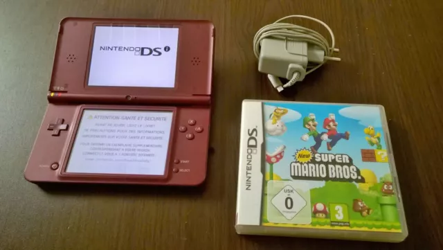 Console Nintendo 2Ds Xl Violet / + Jeu Super Mario Bros  Boite Notice   -  Tbe