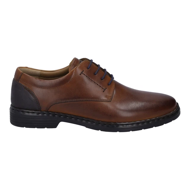 Josef Seibel Chaussures à Lacets Basses Décontractées en Cuir Braun 42801 Neuf