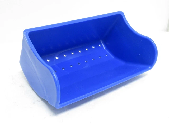 231045 New-No Box; Tapco CCHD LP HDPE Heavy Duty Elevator Bucket; Blue; 12"x 7"