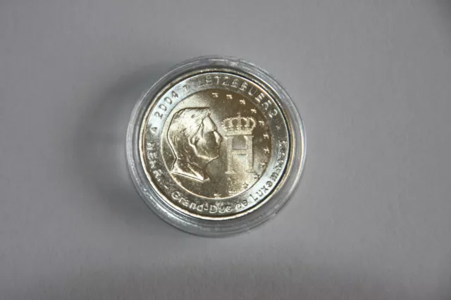 Luxemburg 2 Euro 2004 Monogramm des Großherzog Gedenkmünze / unc. in Kapsel