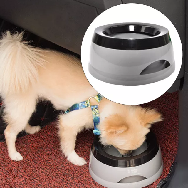 Tazón portátil a prueba de derrames para automóvil antideslizante para perro hogar vehículo cachorro alimentador de agua