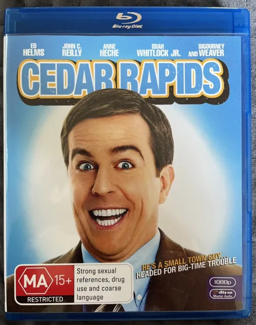 Cedar Rapids Blu Ray 2012 Ed Helms & John C. Reilly / LIKE NEW CONDITION 🆓📮