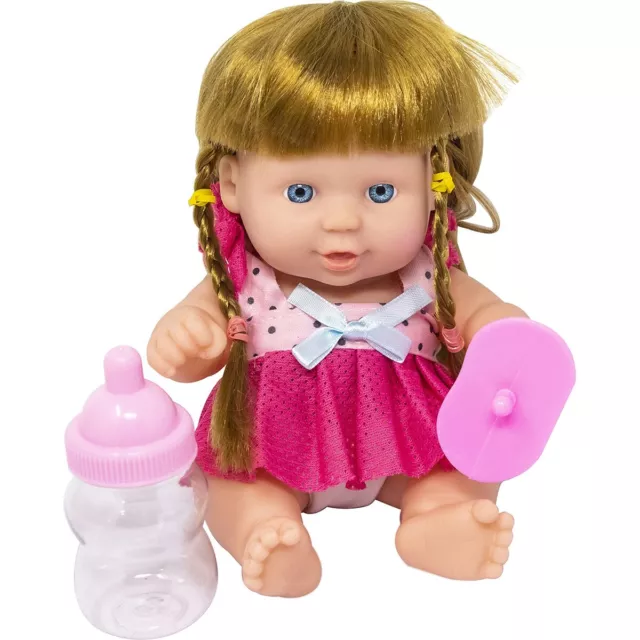 Baby Doll Set Milk Bottle Clothing Pretend Play Toy Girls Kids Fun Xmas Gift New