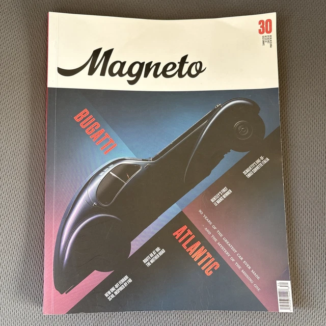 MAGNETO MAGAZINE SUMMER 2026 Issue 30 Bugatti Atlantic £9.02 - PicClick UK