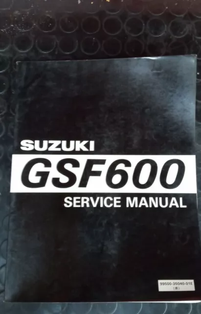 Manuale Officina Suzuki GSF 600 Bandit 1995 serrvice manual+supplementare GSFS