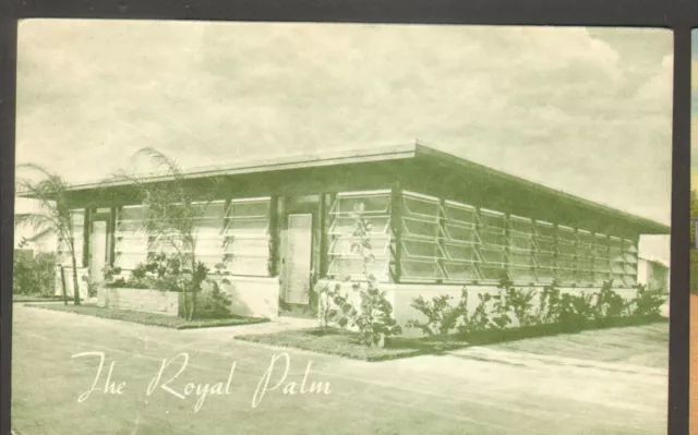 Unused Postcard The Royal Palm Restaurant Ormond Beach Florida FL