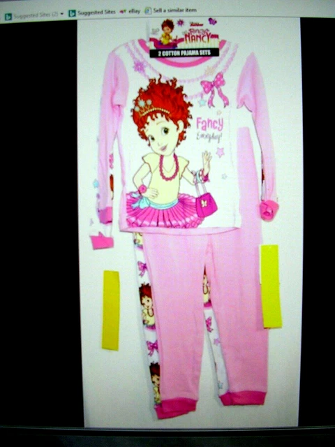 "FANCY NANCY"   GIRLS  4 Piece. PAJAMAS SET (2 Tops & 2 Bottoms)  SIZE 3T  NWT