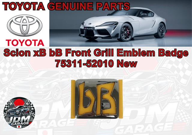 Toyota 04-07 Scion xB bB Front Grill Emblem Badge VIP Genuine Part OEM