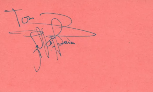 LeVar Burton Actor 1979 TV Movie Autographed Signed Index Card