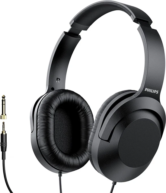 Philips shl3060bk hotsell wired headphone