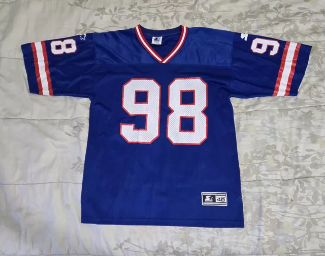 VINTAGE 1990S NFL Starter Jessie Armstead #98 New York Giants Jersey ...