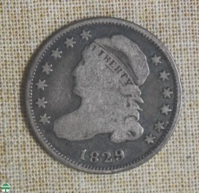 1829 Capped Bust Dime - Very Good / About Good Details