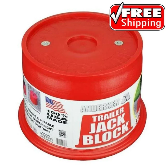 Andersen Manufacturing Trailer Jack Block with Magnets 3608-M