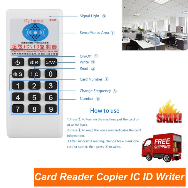 Lettore/scrittore NFC USB 13,56 MHz – Copia E Duplica Schede RFID Contactless, In Acciaio/ABS
