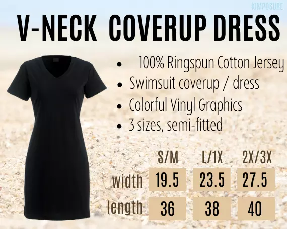SIGMA GAMMA RHO - BLACK Swimsuit Coverup/Dress - Qty (1) - 3 Sizes ...