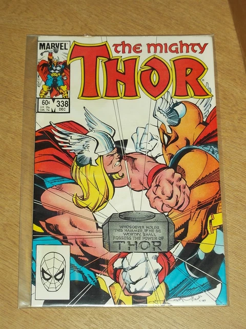 Thor The Mighty #338 Vol 1 Marvel Fn (6.0)   Beta Ray December 1983