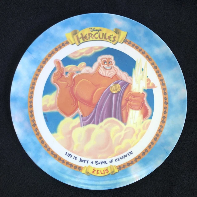 Hercules McDonalds Zeus 9" Plastic Disney Collector’s Plate 1997