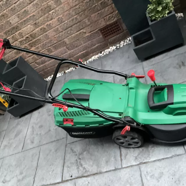 Qualcast electric rotary lawnmower 32cm 1200w manual discount
