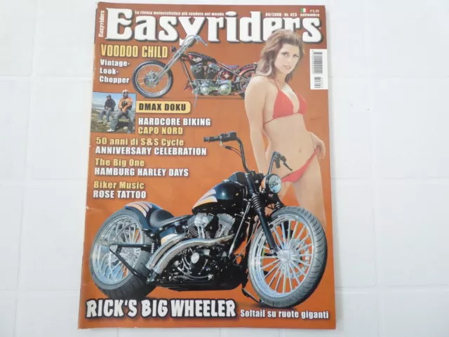 easy rider motorcycle custom chooper September 2008 biker motorcycle magazine