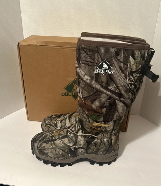 Bottes De Chasse Cabela's Homme, Taille 11, Tige Acier, Thinsulate 400, Camouflage Imperméable