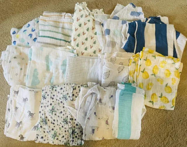 Paquete de 14: surtido de sábanas/cemas ligeras/delgadas para bebés/niños pequeños