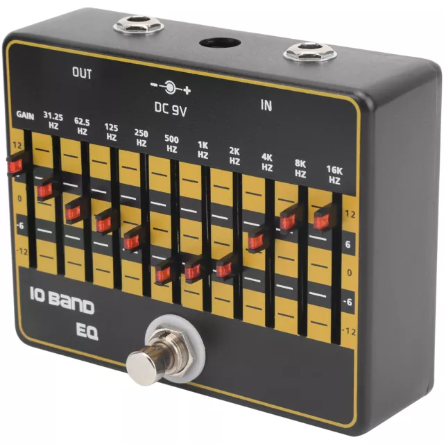 Guitar Effects 10‑Band Slider Equalizer Modulation Harmonic Electric Guitar IDS