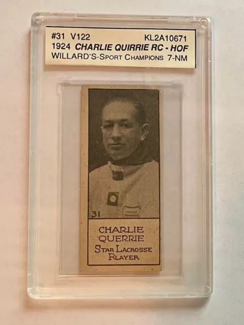 1924 WILLARD CHOCOLATE Vintage Sport Trading Card Graded