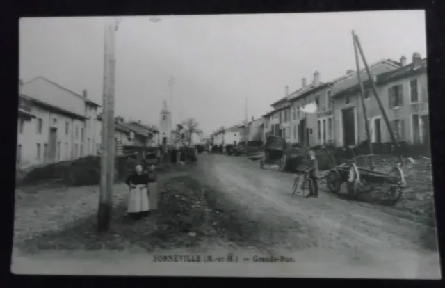 cpa 54 - Sorneville - Grande Rue - Meurthe et Moselle