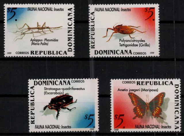 Dominikanische Republik; Insekten 1999 kpl. **