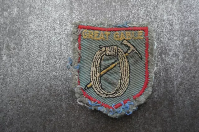 Great Gable Woven Cloth Patch Badge (L28S)