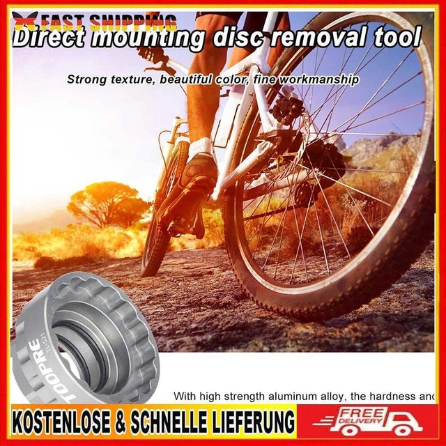 Bike Direct Mount Chainring Lock Ring Tool for M7100 M8100 M9100 (Titanium)