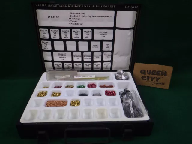 Ultra OMK112 lock rekeying/rekey/keying kit fits Kwikset locksets #4