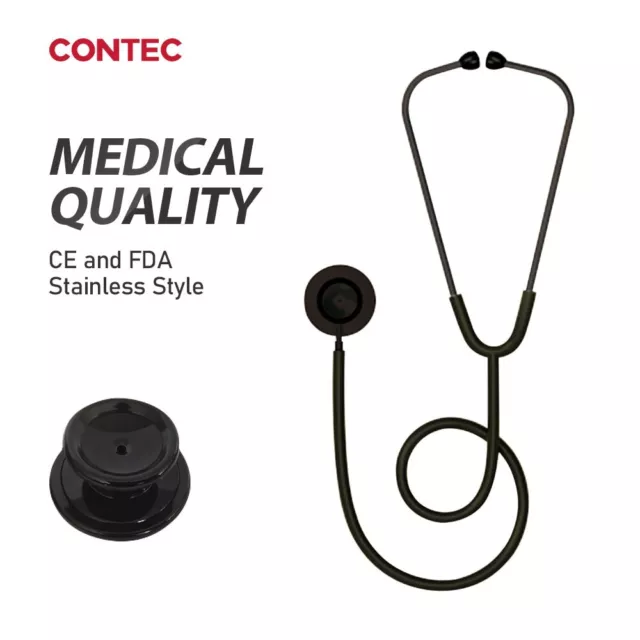 Cardiology Stethoscope Tunable Diaphragm Professional Single Head Multiple Color