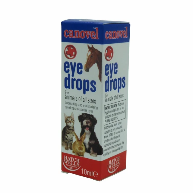 Canovel Animale Occhi Gocce Cane Gatto Rimedi Idratante Lubrificanti Liquid 10ml